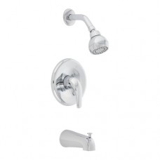 PROFLO PF7611SCP Tub and Shower Trim Package with 1.75 GPM Shower Head and Single Lever Valve Trim - B073DTYG1L